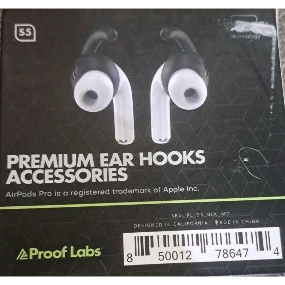 3 Pairs AirPods Pro Ear Hook Soft Anti-Slip Premium Silicone Covers Accessories